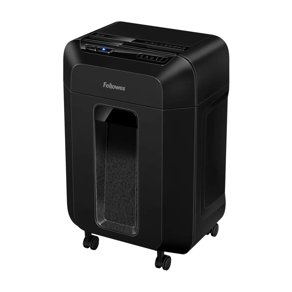Distrugător de documente Fellowes Automax 80M, Soho, Mini-Cut, P-4, 17 L, negru