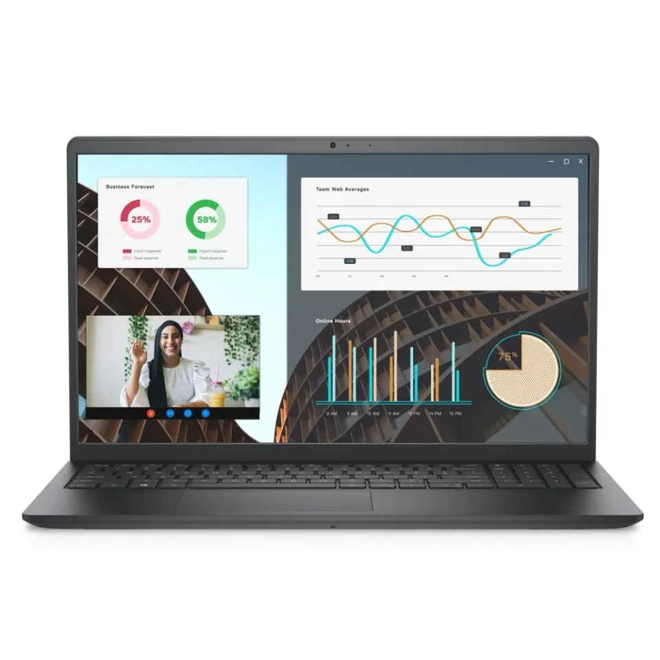 Laptop Dell Vostro 3530, 15.6'', FullHD, Intel Core i3, 512 GB SSD, 8 GB RAM, Ubuntu, Intel UHD Graphics, cititor de carduri SD