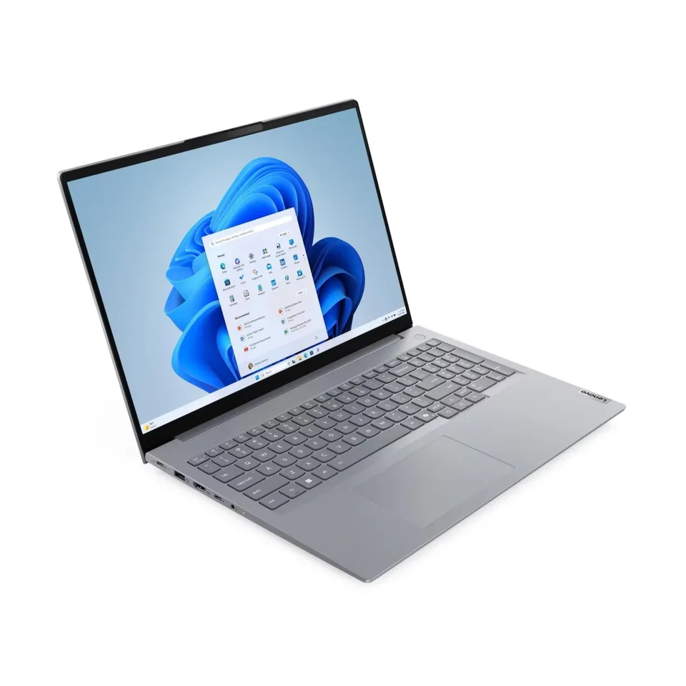 Laptop Lenovo Thinkbook 16, 16'', Intel Core i3, 256 GB SSD, 8 GB RAM, Windows 11 Pro, grafică integrată, cititor de carduri SD