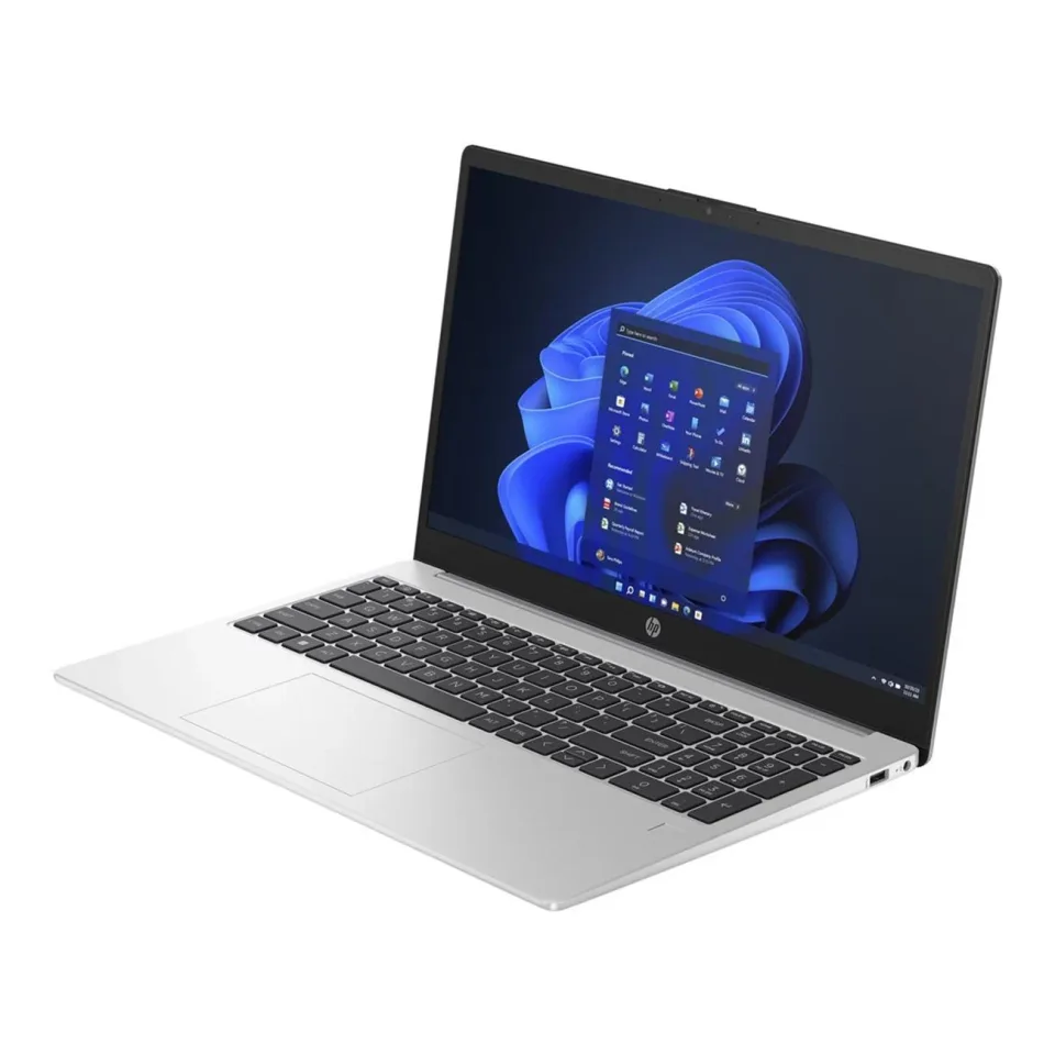 Laptop HP 250 G10, 15.6'', FullHD IPS, Intel Core i3, 256 GB SSD, 8 GB RAM, Intel UHD Graphics, Argintiu