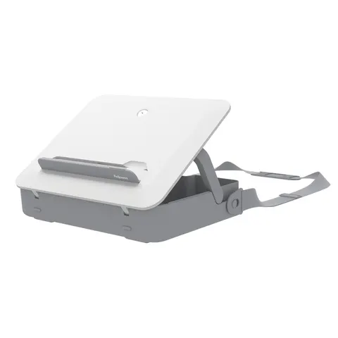 Stand Fellowes și geantă pentru laptop Breyta, 2 în 1, alb