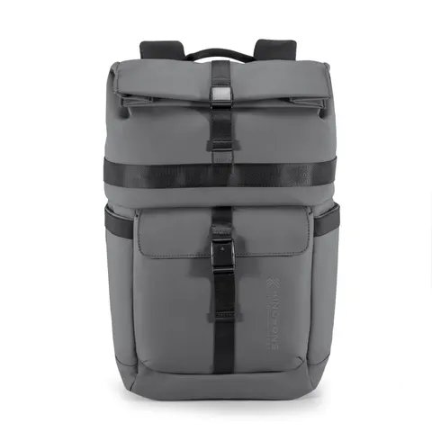 Rucsac pentru laptop Kingsons Nomad X, 15.6'', poliester impermeabil/acoperire PVC, 20 L, gri închis