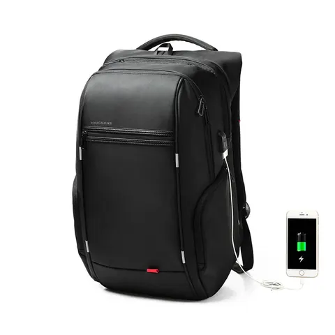 Rucsac pentru laptop Kingsons Trailtech, 17", 27 L, negru