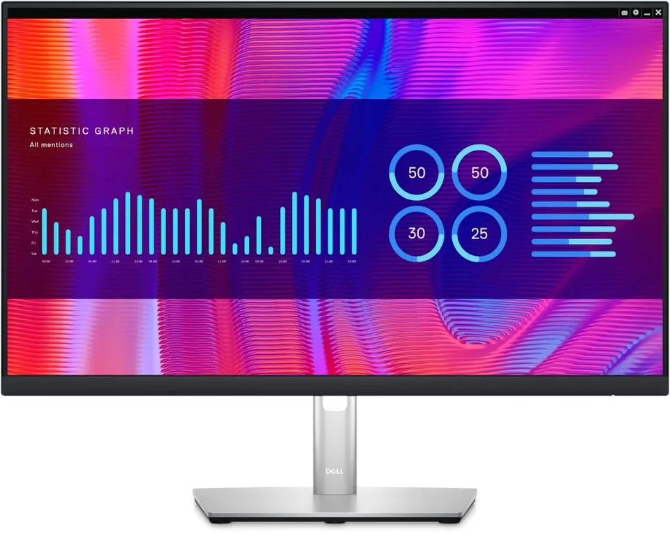 Monitor Dell P2423DE, 23.8'', LED, 2560 x 1440, 300 cd/m2, 8 ms, HDMI, USB, negru