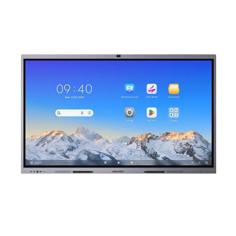 Display interactiv Hikvision DS-D5C75RB/B, 75'', NFC, cu cameră, DLED, 400 cd/m2, 60 Hz
