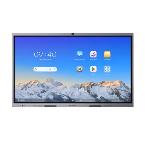 Display interactiv Hikvision DS-D5C75RB/B, 75'', NFC, EDLA, cu cameră, DLED, 400 cd/m2, 60 Hz