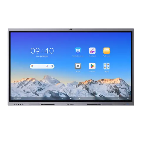 Display interactiv Hikvision DS-D5C86RB/B, 86'', NFC, EDLA, cu cameră, DLED, 400 cd/m2, 60 Hz