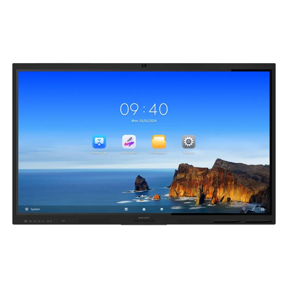 Display interactiv Hikvision DS-D5B86RB/FL, 86'', DLED, 400 cd/m2, 60 Hz