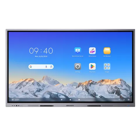 Hikvision Display interactiv DS-D5C98RB/A, 98'', EDLA, DLED, 600 cd/m², 60 Hz