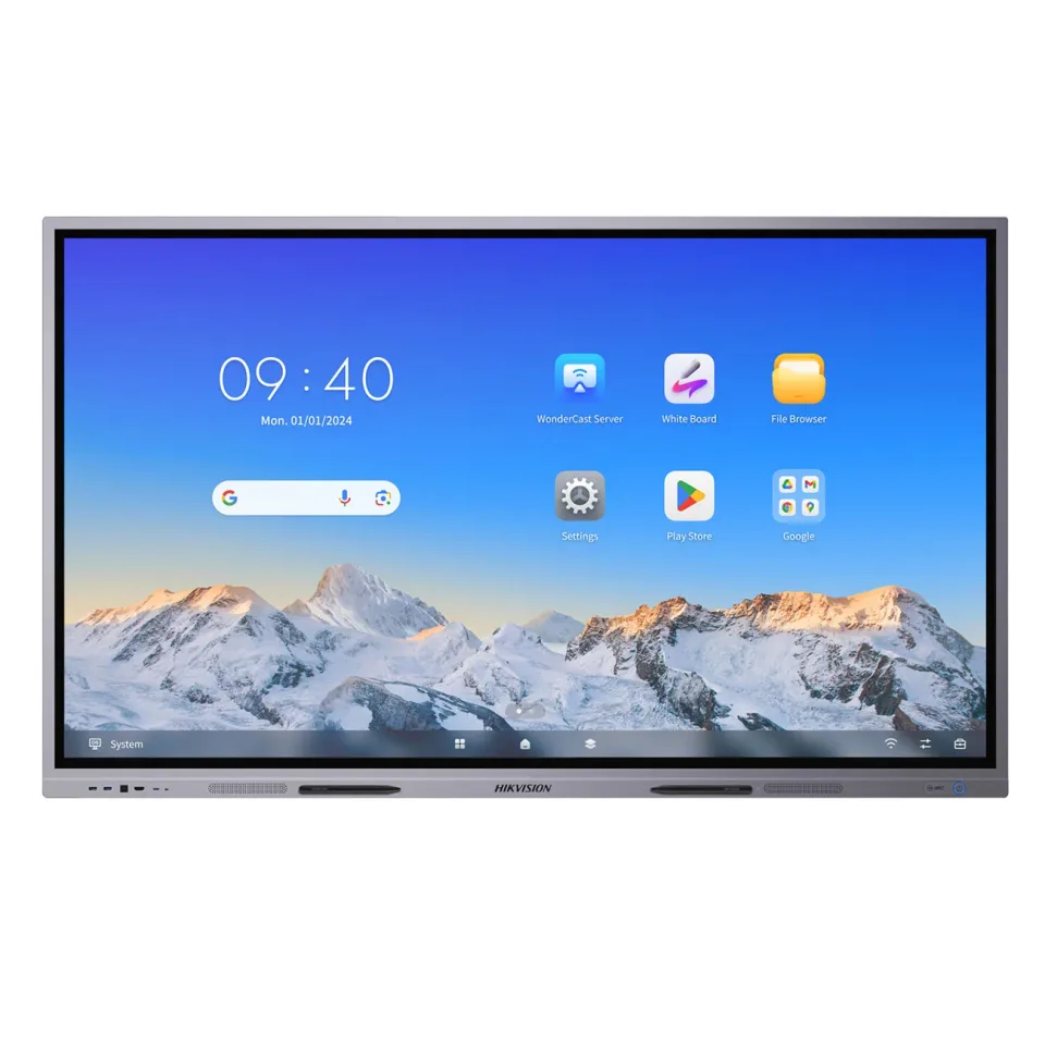 Hikvision Display interactiv DS-D5C98RB/A, 98'', EDLA, DLED, 600 cd/m², 60 Hz
