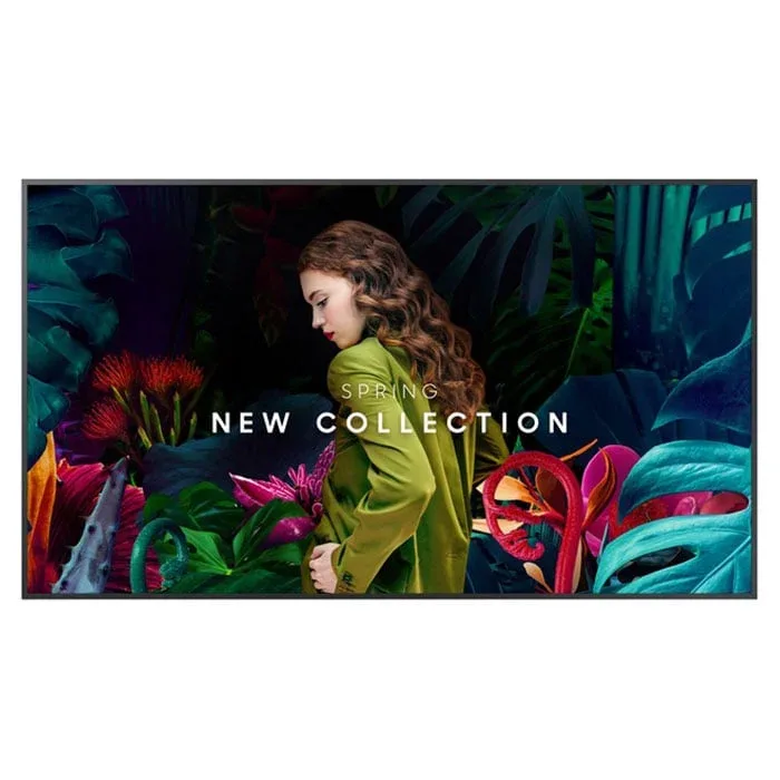 Display profesional Samsung QB85C-N, 85'', VA, Ultra HD, 16/7, 350 cd/m2, 10 ms, fără Bluetooth/Wi-Fi