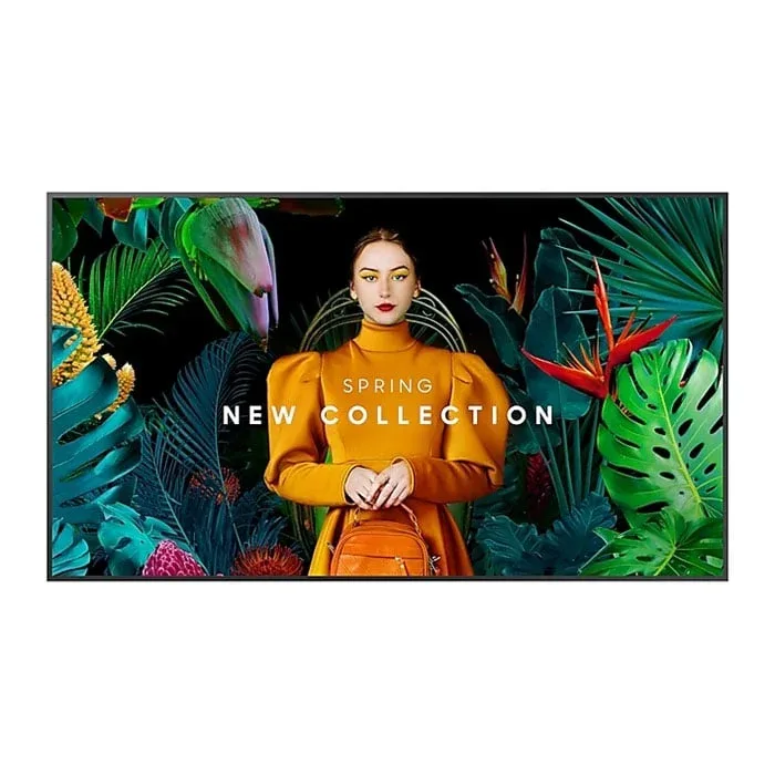 Display profesional Samsung QH50C, 50'', Ultra HD, VA, 24/7, 10 ms, 700 cd/m², 3840 x 2160, 3 HDMI, 2 USB
