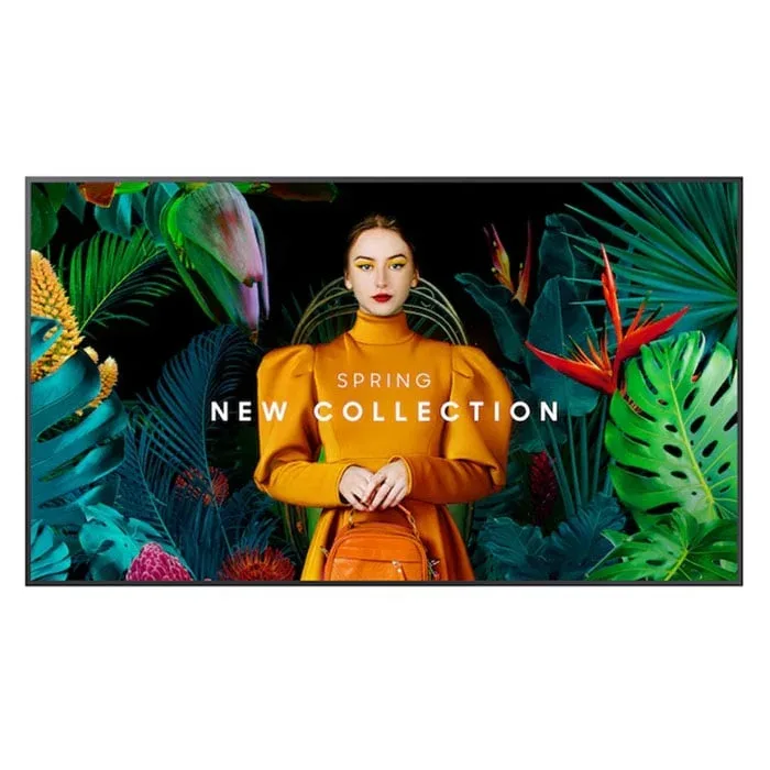 Display profesional Samsung QH75C, 75'', Ultra HD, VA, 24/7, 8 ms, 700 cd/m2, 3840 x 2160, 3 HDMI, 2 USB