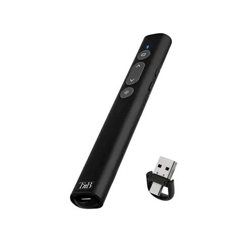 Pointer TNB Presenter, wireless, USB Type-A & USB Type-C, rază 20 m