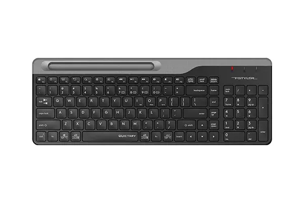 Tastatură A4Tech Fstyler FBK25, wireless, chirilic, 2.4 GHz/Bluetooth, negru