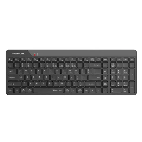 Tastatură A4Tech Fstyler FBK23, silențioasă, 2.4 GHz, Bluetooth, Nano USB, AA, negru