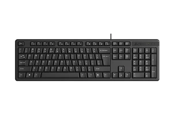 Tastatură A4Tech KRS-3, cu cablu 1,5 m, USB, neagră