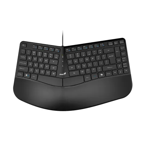 Tastatură Genius Ergo KB-700, cu cablu 1.5 m, USB, 12 butoane rapide, negru