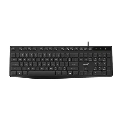 Tastatură Genius KB-117S, cu cablu 1.5 m, USB, negru