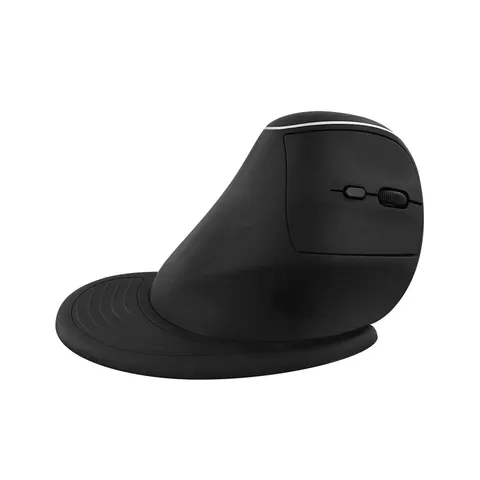 Mouse TNB Ergo Line, wireless, ergonomic, vertical, alimentat cu baterii, 3600 dpi, USB, 7 butoane