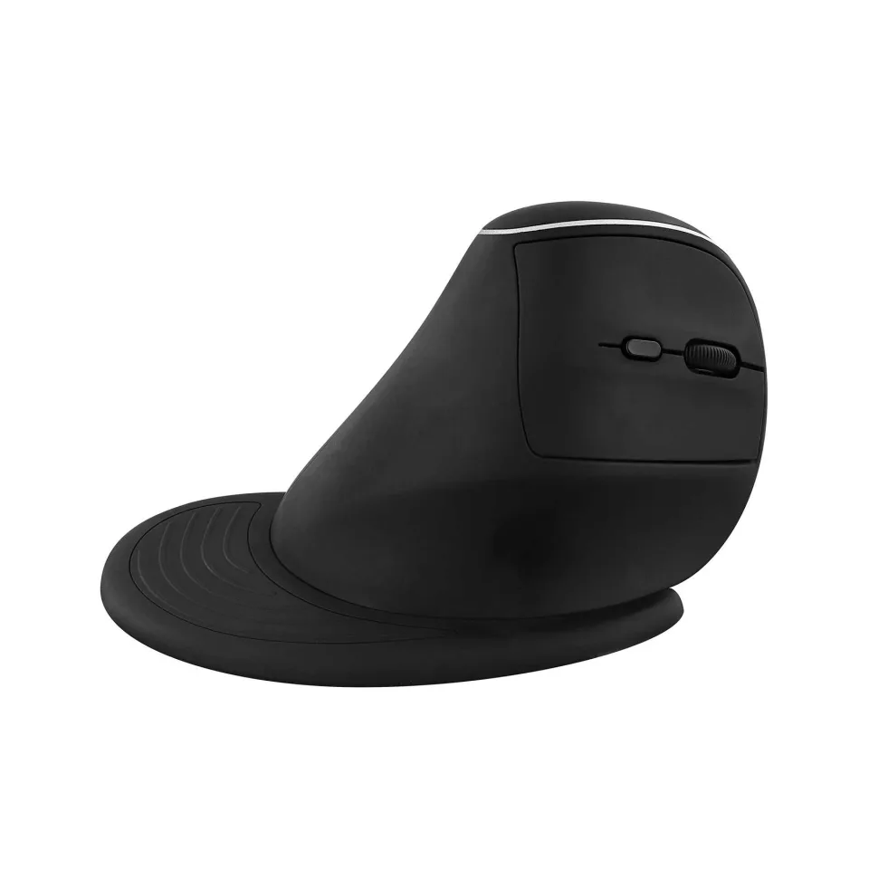 Mouse TNB Ergo Line, wireless, ergonomic, vertical, alimentat cu baterii, 3600 dpi, USB, 7 butoane