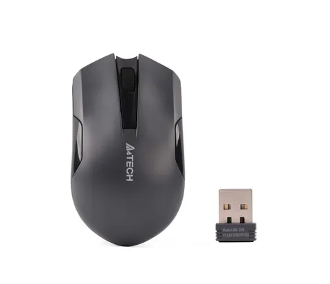 Mouse A4Tech V-Track G3-200NS, wireless, silențios, AA, negru