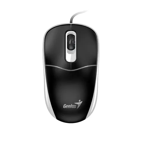 Mouse Genius DX-111, cu cablu, USB Type-A, 3 butoane, gri