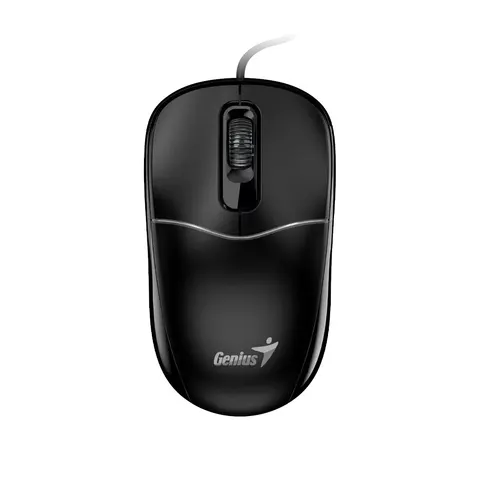 Mouse Genius DX-111, cu cablu, USB Type-A, 3 butoane, negru
