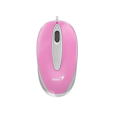 Mouse Genius DX-Mini, cu cablu, USB Type-A, 3 butoane, roz