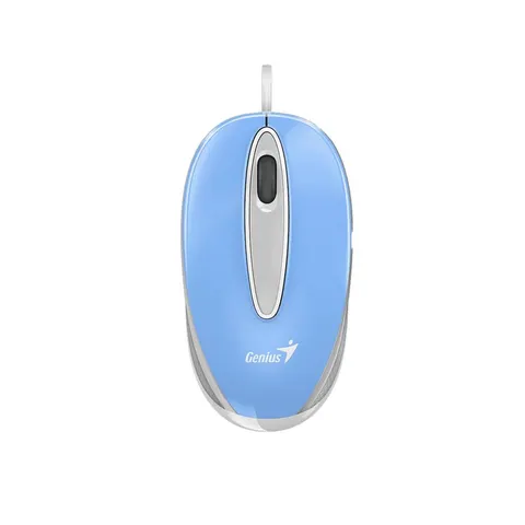 Mouse Genius DX-Mini, cu cablu, USB Type-A, 3 butoane, albastru