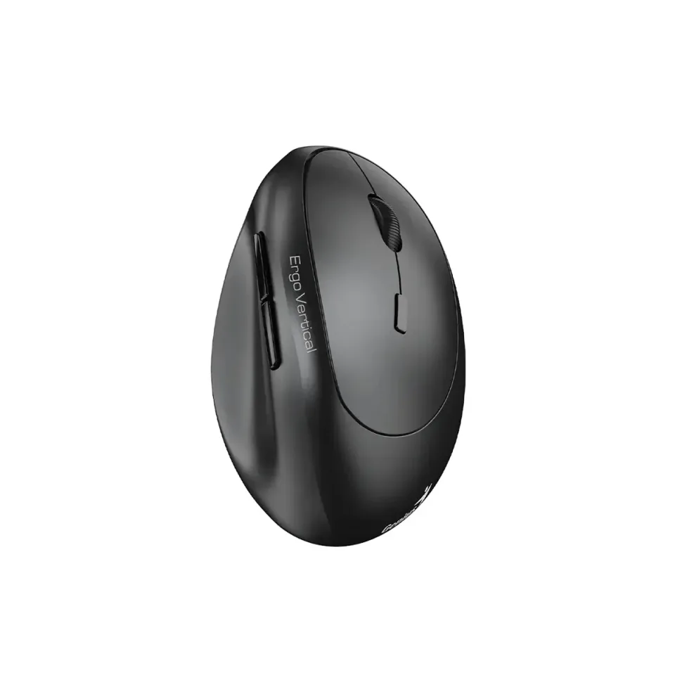 Mouse Genius Ergo 8350S, wireless, AI Copilot, Bluetooth/USB, 6 butoane, AA, gri închis