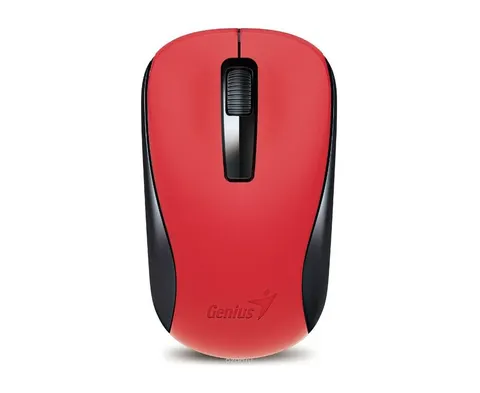 Mouse Genius NX-7005, fără fir, USB, 3 butoane, AA, roșu