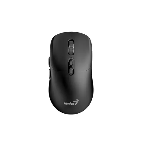 Mouse Genius NX-8080S, wireless, Bluetooth, Bluetooth/USB, 7 butoane, AA, negru