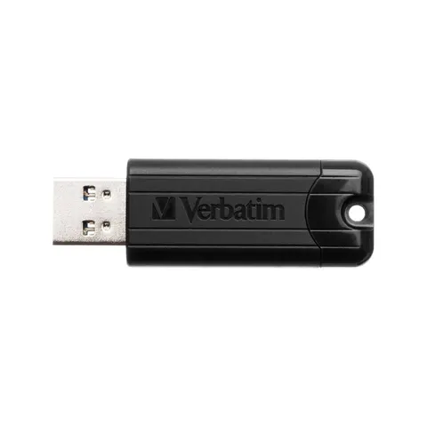 Memorie flash USB Verbatim Pinstripe, USB 3.2 G1, 256 GB, negru