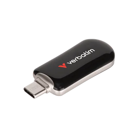 Memorie USB Flash Verbatim Plectra, 128 GB, USB Type-C 3.2, Negru