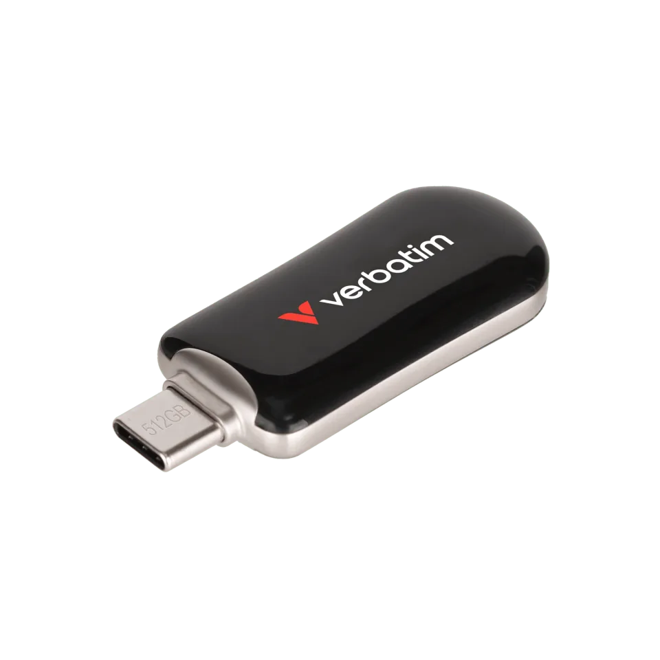 Memorie USB Flash Verbatim Plectra, 512 GB, USB Type-C 3.2, Negru