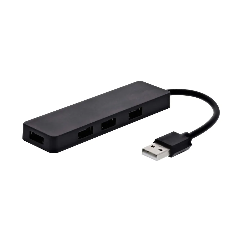 USB Hub TNB First, 4 porturi, USB 2.0, negru