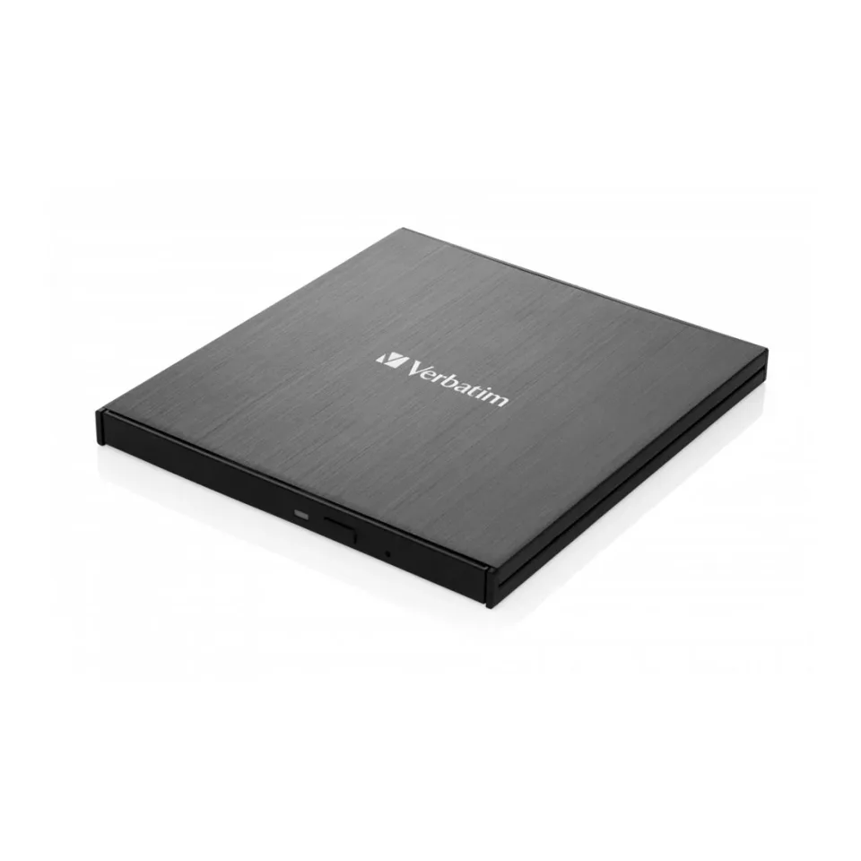 Recorder CD/DVD Slimline Verbatim, USB-C, negru