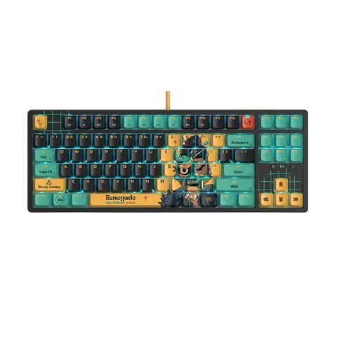 Tastatură Bloody Renegade AT87, cu fir, gaming