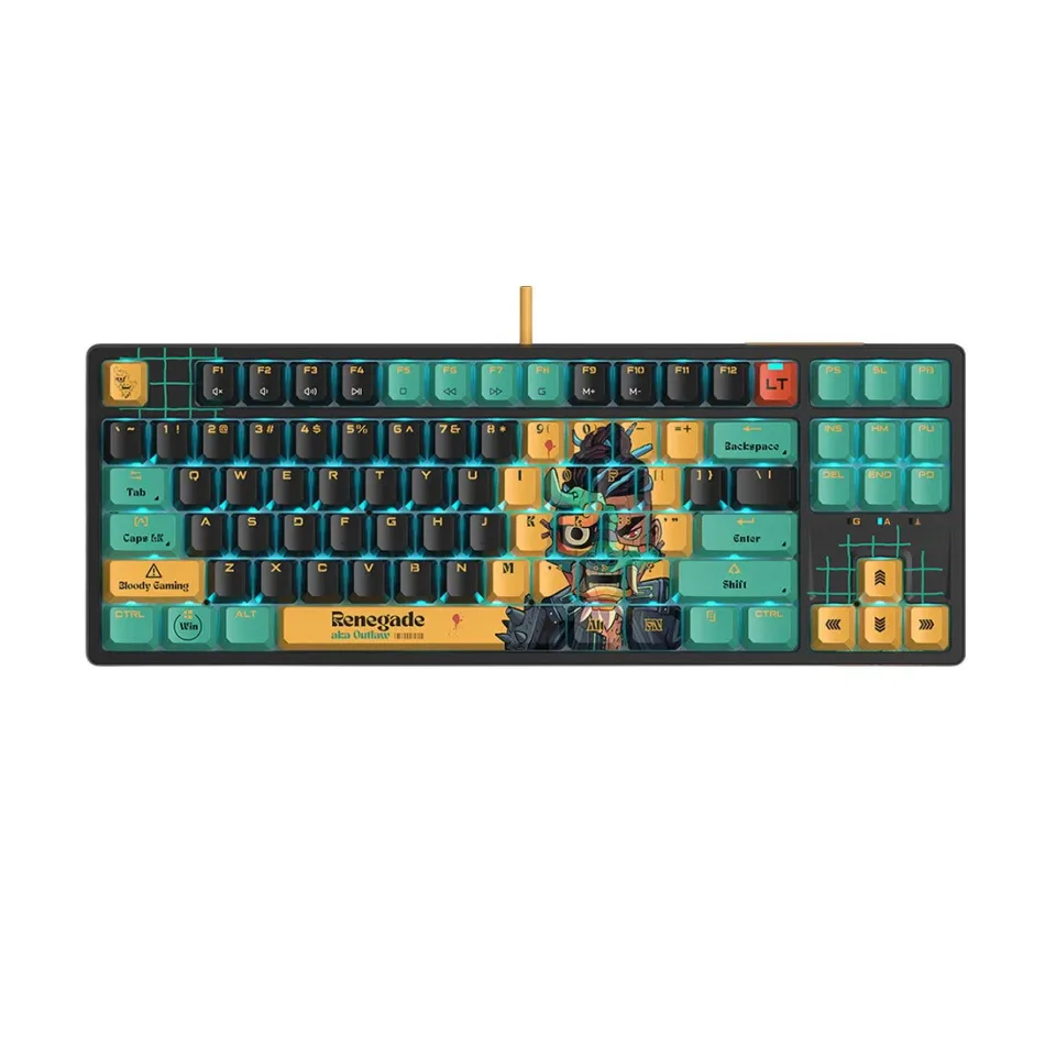 Tastatură Bloody Renegade AT87, cu fir, gaming