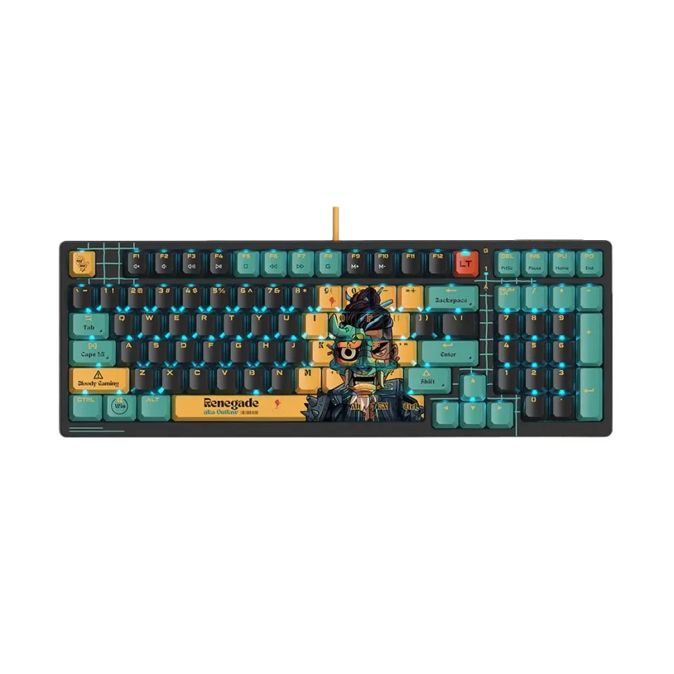 Tastatură Bloody Renegade AT98, cu fir, gaming
