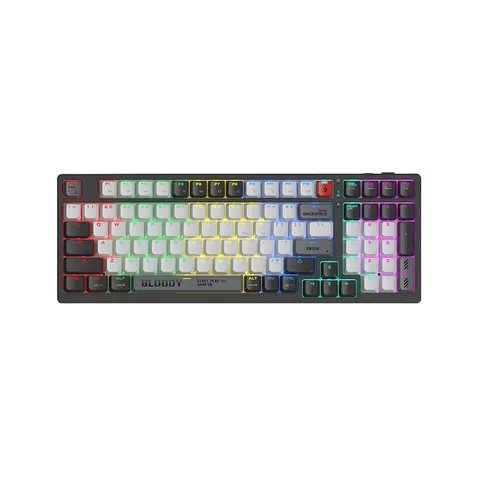Tastatură Bloody Bloody Grey WS98, wireless, gaming