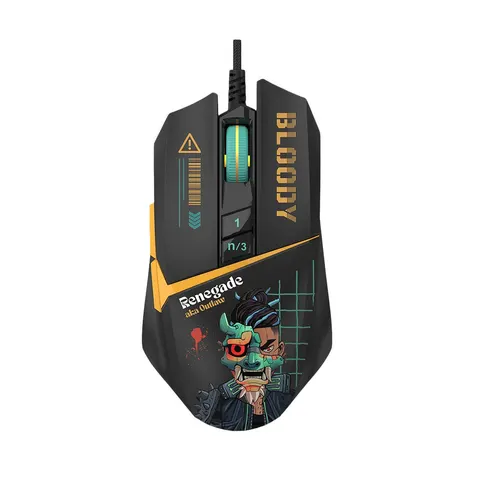 Mouse Bloody Renegade Midnight W63 Max, cu fir, gaming