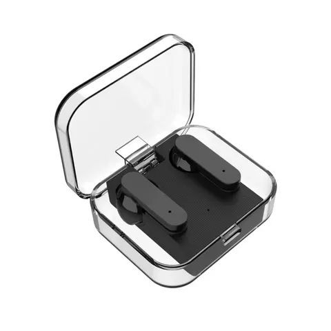 Căști Wesdar TWS198, wireless, cu Bluetooth, cu carcasă de încărcare, negre