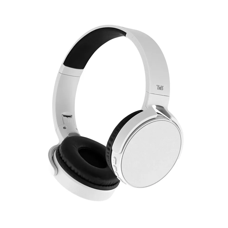 Căști TNB Single 2, cu microfon, cu Bluetooth, jack 3.5 mm, 85 dB, argintiu