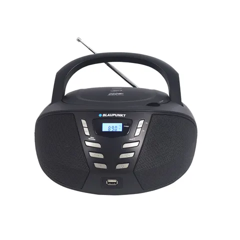 Radiocasetofon Blaupunkt BB7BK, radio FM/CD/MP3/USB/AUX, negru
