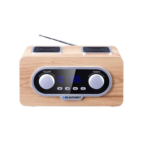 Radio casetofon Blaupunkt PP5.2CR, FM/SD/USB/AUX, cu ceas și alarmă