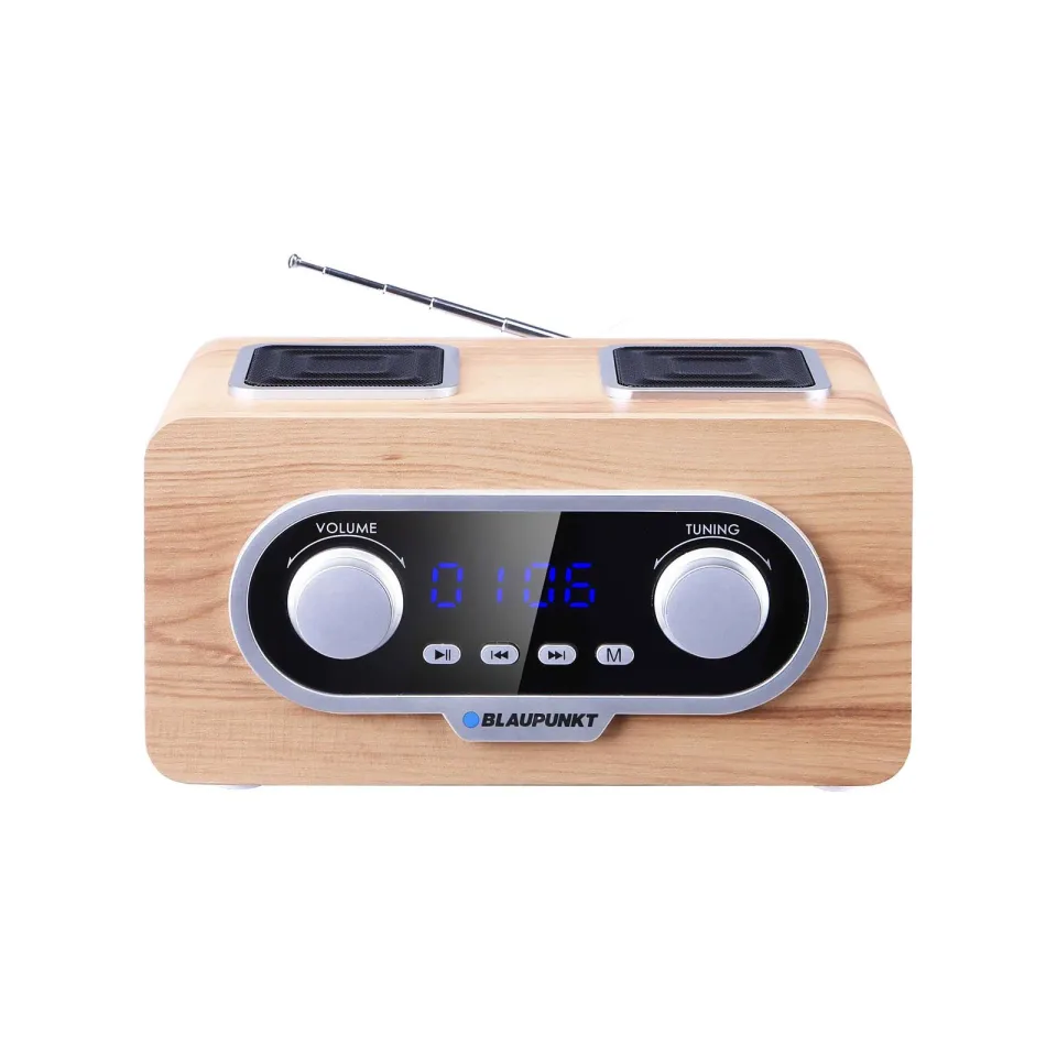 Radio casetofon Blaupunkt PP5.2CR, FM/SD/USB/AUX, cu ceas și alarmă