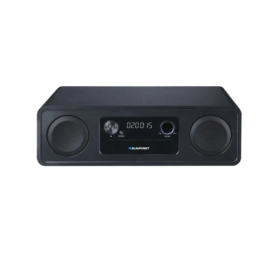 Sistem audio Blaupunkt MS20BK, cu Bluetooth, CD/MP3/USB/AUX, cu ceas, 120 W