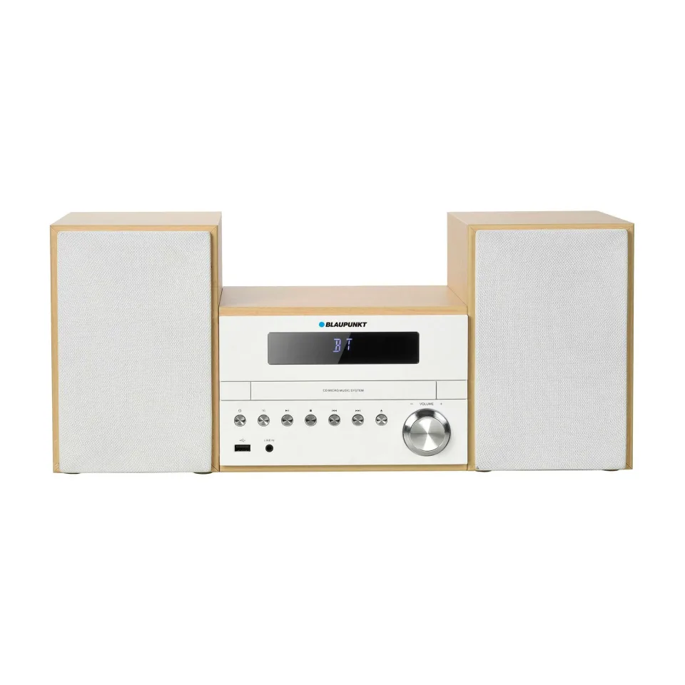 Sistem audio Blaupunkt MS45BT, cu Bluetooth, CD/MP3/USB/AUX, cu ceas, 300 W